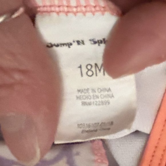 Jump’N Splash Toddler Girls Fish Scale Pattern One-Piece Swimsuit 18 Months - Picture 2 of 3